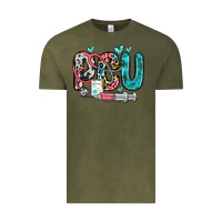 Vintage Olive pcu Vintage Tee - Zillion Design Studio