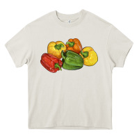 Cream Peppers Heavy Core Tee - LillyAllenDesigns