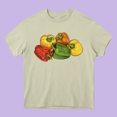 Peppers Heavy Core Tee Designed By Lillyallendesigns