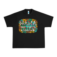 Black western mama tried with sunflowers and gemstone Urban Heavy Tee - texasbilliewilder
