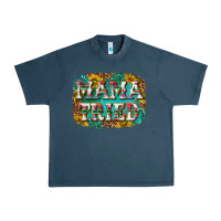 Midnight Navy western mama tried with sunflowers and gemstone Urban Heavy Tee - texasbilliewilder