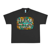 Pigment Black western mama tried with sunflowers and gemstone Urban Heavy Tee - texasbilliewilder