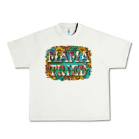 Pistachio western mama tried with sunflowers and gemstone Urban Heavy Tee - texasbilliewilder