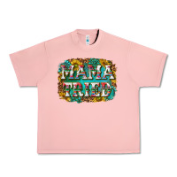 Salmon western mama tried with sunflowers and gemstone Urban Heavy Tee - texasbilliewilder
