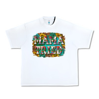 White western mama tried with sunflowers and gemstone Urban Heavy Tee - texasbilliewilder
