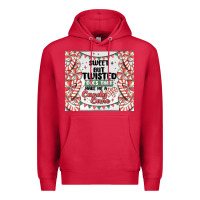 Cardinal sweet but twisted does that make me a candy cane Premium Hoodie - MaliasSmallBusiness