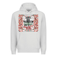 Dove Grey sweet but twisted does that make me a candy cane Premium Hoodie - MaliasSmallBusiness