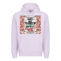 Lilac sweet but twisted does that make me a candy cane Premium Hoodie - MaliasSmallBusiness