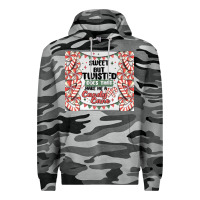 Slate Camo sweet but twisted does that make me a candy cane Premium Hoodie - MaliasSmallBusiness