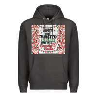 Smoke sweet but twisted does that make me a candy cane Premium Hoodie - MaliasSmallBusiness