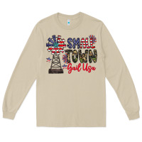 Mushroom small town gail usa Long Sleeve Tee - CowhideDigitalArt