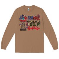 Toasted Coconut small town gail usa Long Sleeve Tee - CowhideDigitalArt