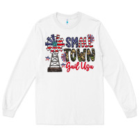 White small town gail usa Long Sleeve Tee - CowhideDigitalArt