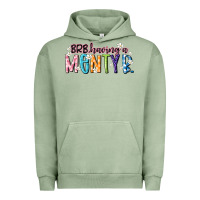 Pigment Oil Green having a menty b Urban Hoodie - Artiststas