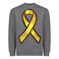 Storm Gold Cancer ribbon Heavyweight Sweatshirt - RanaPortraitStore