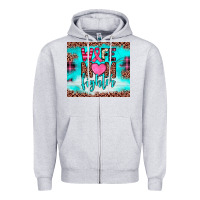 Heather Grey wife mom fighter tumbler Zipper Hoodie - JahusDesignShop