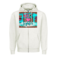 Oatmeal Heather wife mom fighter tumbler Zipper Hoodie - JahusDesignShop