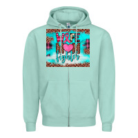 Seafoam wife mom fighter tumbler Zipper Hoodie - JahusDesignShop