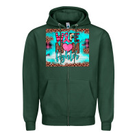 Sports Green wife mom fighter tumbler Zipper Hoodie - JahusDesignShop