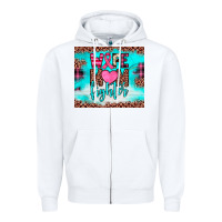 White wife mom fighter tumbler Zipper Hoodie - JahusDesignShop