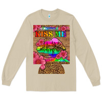 Mushroom lgbtq kiss me  can cooler Long Sleeve Tee - HRA Design Shop