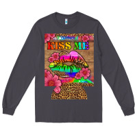 Smoke lgbtq kiss me  can cooler Long Sleeve Tee - HRA Design Shop