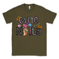 Army Green cute nails Classic Tee - CowhideDigitalArt