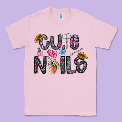 Cute Nails Classic Tee Designed By Cowhidedigitalart