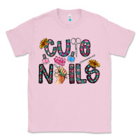 Bubblegum Pink cute nails Classic Tee - CowhideDigitalArt