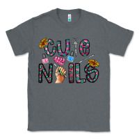 Charcoal Heather cute nails Classic Tee - CowhideDigitalArt