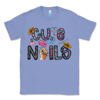 Colony Blue cute nails Classic Tee - CowhideDigitalArt