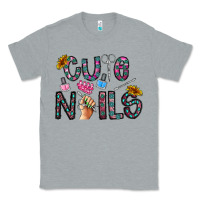 Heather Grey cute nails Classic Tee - CowhideDigitalArt