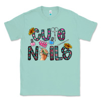 Seafoam cute nails Classic Tee - CowhideDigitalArt