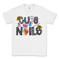 White cute nails Classic Tee - CowhideDigitalArt