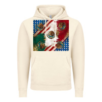 Vintage Artic American with mexican flag Vintage Hoodie - RanaPortraitStore