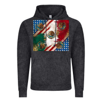 Vintage Black American with mexican flag Vintage Hoodie - RanaPortraitStore