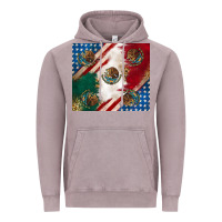 Vintage Zinc American with mexican flag Vintage Hoodie - RanaPortraitStore