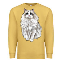 Antique Gold Ragdoll Cat Premium Sweatshirt - LillyAllenDesigns