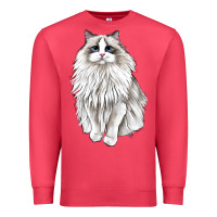 Cardinal Ragdoll Cat Premium Sweatshirt - LillyAllenDesigns