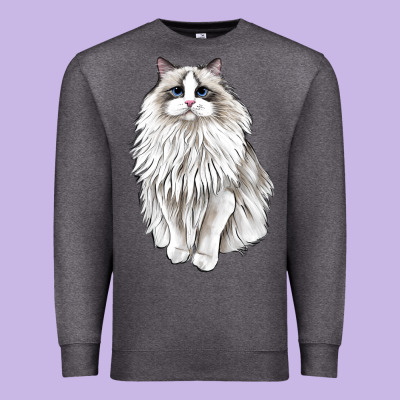 Ragdoll Cat Premium Sweatshirt Designed By Lillyallendesigns