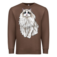 Chestnut Ragdoll Cat Premium Sweatshirt - LillyAllenDesigns