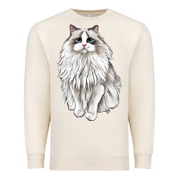Sandshell Ragdoll Cat Premium Sweatshirt - LillyAllenDesigns