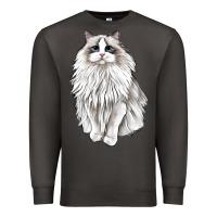 Smoke Ragdoll Cat Premium Sweatshirt - LillyAllenDesigns