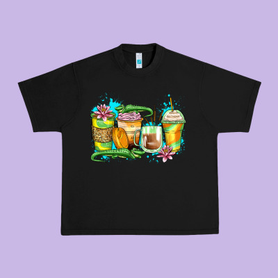 Alligator Coffee Cups Urban Heavy Tee Designed By Zillion Design Studio