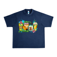 Navy alligator coffee cups Urban Heavy Tee - Zillion Design Studio