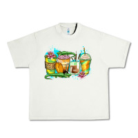 Pistachio alligator coffee cups Urban Heavy Tee - Zillion Design Studio