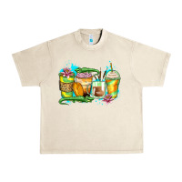 Sandshell alligator coffee cups Urban Heavy Tee - Zillion Design Studio