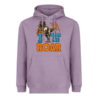 Lavender i'm one hear me roar dinosaur birthday Heavyweight Hoodie - LillyAllenDesigns