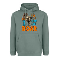 Sage i'm one hear me roar dinosaur birthday Heavyweight Hoodie - LillyAllenDesigns