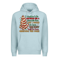 Blue Mist sketchy stuff for some christmas tree cakes Premium Hoodie - MaliasSmallBusiness